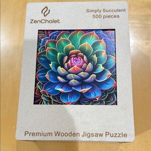ZenChalet Simply Succulent 500-Piece Puzzle